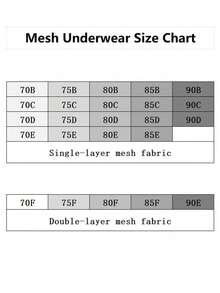 Wingslove Sexy Sheer Mesh Underwire Bra, Adjustable Criss Cross Back Straps - Unpadded Lightweight Breathable With Nipple Covers - Mauve Purple - View 9