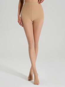 1 Pair Of Black-Toned Women's Socks With Cat Jacquard Pattern On The Soles, Anti-Slip And Privacy Protection Design, Tight Pants, Fashionable And Sexy, Thin And Breathable, Suitable For Daily Commuting, Versatile Base Layer Pantyhose