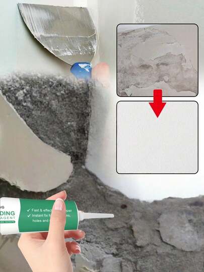 Multifunktionell väggreparationspasta, Hemrenovering och underhåll, Klotterbehandling, Sprickfyllnad