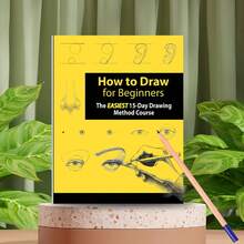 1pc, 20-Page Beginner Drawing Pad, The Simplest 15-Day Drawing Crash Course (No Pen) - Single Piece - View 3