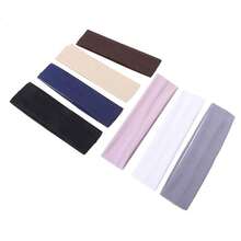 7件套运动骑行洗脸发带 柔软韩版针织发带 女士女孩头巾 时尚发饰 女士发带 女士头巾 运动吸汗带 夏季服装 - 彩色 - 查看 15