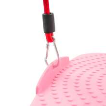 YUNRUX Waist Rotating Board Exercise Twisting Fitness Tool With Elastic Tension Ropes - Pink - View 3
