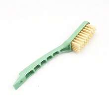 Household Soft-Bristled Shoe Brush With Long Handle Bathroom, Non-Damaging Shoe Brush, Cleaning Shoes And Clothes, Multifunctional Cleaning Brush - Blue - View 3