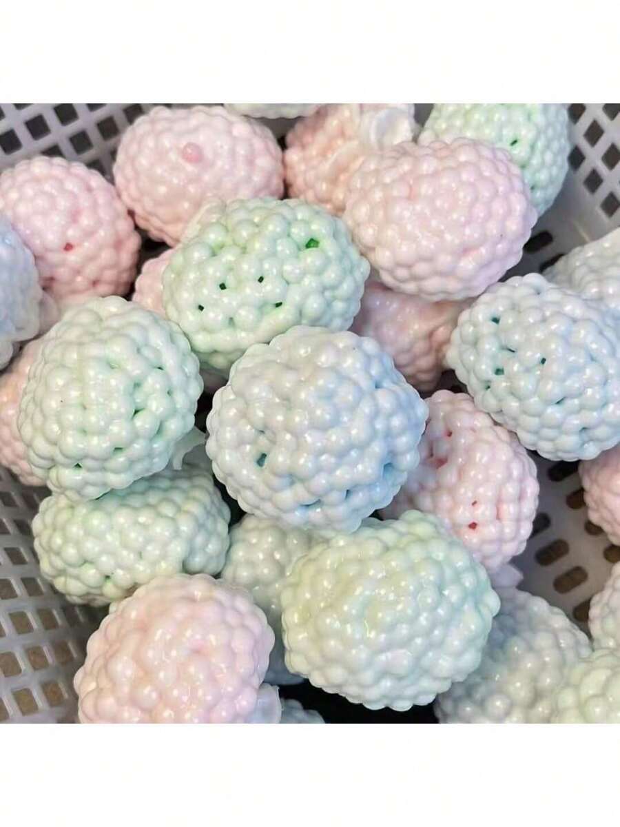 1个新款爆爆珠Q弹米浆解压零食，超薄手工珍珠 - 彩色 - 查看 1