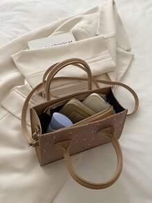 Fashionable Printed Handbag, Women's Personalized Minimalist Casual Crossbody Bag, Shoulder Bag - Multicolor - View 7