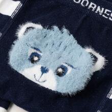 1pc Toddler & Kids Cartoon Striped Suspender Tights, Suitable For Spring/Autumn Outerwear - Multicolor - View 5