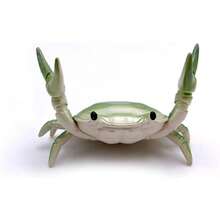 Cute Weightlifting Crab Pen Holder Funny Desk Organizer - Brown - View 9