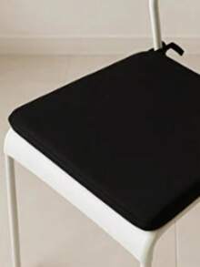 Soft, Fluffy Chair Cushion For Garden, Balcony, And Living Room – Single Bottom Piece In Der Turkei - Black - View 4