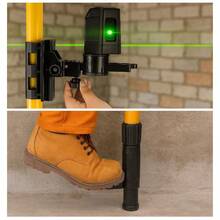 13.5ft/4.2m Professional Laser Level Pole Adjustable Telescoping Pole Multi- Functional Fine- Tuning Bracket With 1/ 4" And 5/ 8" Thread Adapters, Includes Carrying Bag - 4.2M - View 6