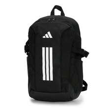 Adidas 男女通用休闲背包 POWER VIII，日常/上学/运动背包 JZ2308 - 黑色/白色 - 查看 1