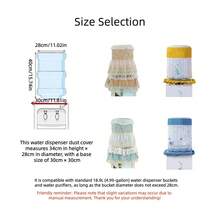 1 Set (2pcs) Water Dispenser Cover, Kitchen & Home Organizer, Dust-Proof & Water-Resistant Cooler Protector, Fits 18.9L/5 Gallon Water Bottle, Suitable For Home & Office, Universal Size 28cm Diameter,Kitchen Decor,Household Items - Multicolor - View 2