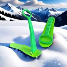 Foldable Single-Person Sled/Snowboard, Suitable For Skiing & Ice Skating, Portable , Great Valentine's Day Gift