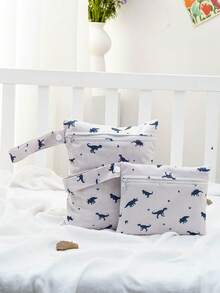 2pcs Mini Wet & Dry Bag, Waterproof Reusable Wet Bag With Handle - Multicolor - View 9