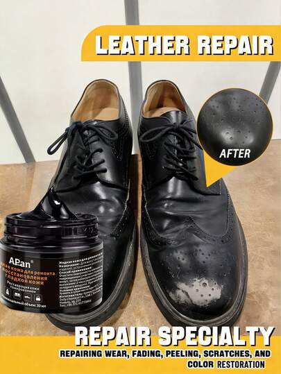 All-In-One Leather Edge Dye - Quick Drying Black Edge Protector, Suitable For Handbags, Wallets And Boots - Formula, Color Matching Dye, Repairs Cracked And Worn Edges - Luxury Leather Care And Maintenance