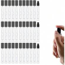 CYPNMini Botellas en Aerosol Atomizador Perfumeros de Bolsillo Rellenables de 10ml 50 Pcs Atomizador para Decantar Perfumes de ViajeFashion