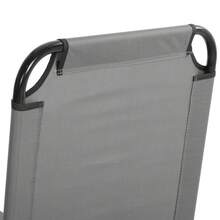 Outsunny 折疊式日光躺椅，5 檔可調式靠背，透氣牛津布座椅，適用於沙灘、泳池、花園，尺寸：188x56x28 厘米，灰色 - 灰色 - 查看 8