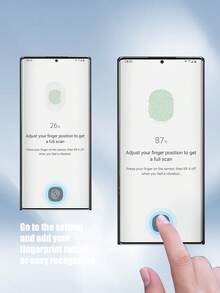 Navigator 2片装曲面防窥钢化玻璃屏幕保护膜，兼容三星Galaxy S23 Ultra，支持指纹解锁，保护隐私，防刮花，防指纹，日常防护、办公、家用手机屏幕保护膜，手机配件，隐私屏幕保护膜，防水防震防摔防刮花。 - 黑色 - 查看 4