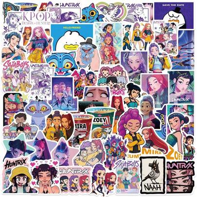 1 Set ": Kimetsu No Yaiba" Paquete de pegatinas del grupo de heroínas en aventura - ¡Recrea los looks elegantes y lindos de los miembros del grupo de heroínas, sus adorables mascotas demoníacas y escenas icónicas en tu vida diaria! Estas pegatinas se pueden usar en botellas de agua, cuadernos, tabletas y talla grande - ¡cada una es tu propia tarjeta de "" supporter!