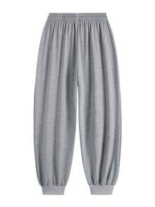 Pantalones casuales para hombre talla grande 1XL-5XL para primavera y otoño, pantalones deportivos de corte holgado y relajado, adecuados tanto para delgados como para sobrepeso, pantalones versátiles para correr, senderismo y ocio diario - Gris - Ver 5