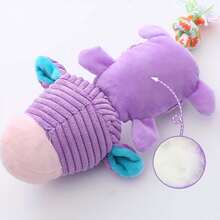 Plush Dog Toy, Cute Design, Bite-Resistant, With Sound Function, Soft Animal Shape, Suitable For Puppy Teething, Fun Interactive Game, Pet Chew Toy Suitable For Small Dogs, Poodles, Bichons - Multicolor - View 7