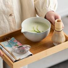 抹茶碗套装，包含抹茶打蛋器、抹茶碗、抹茶杯、抹茶粉碗、搅拌棒，批发 - 彩色 - 查看 5