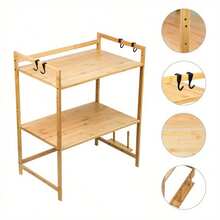 Baker's Racks - Ahşap rengi - Görünüm 5