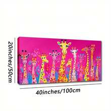 1 buc. Postere de perete fără ramă, moderne, colorate, cu animale drăguțe, pentru birou, dormitor, decor pentru sufragerie, stil vintage, stil decorativ artistic, stil clasic, stil retro, toamnă, primăvară - Multicolor - Vizualizare 4