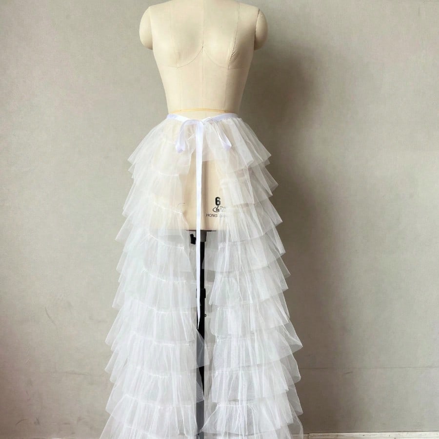 1 PC Women’s Black & White Layered Tulle Petticoat Skirt, Voluminous Puff Slip With Floor-Sweeping Hem & One-Piece Design For A Vintage & Elegant Look, Perfect For Bridesmaid Dresses, Halloween Parties, Valentine’s Balls And Formal Gatherings 1 PC Women’s Black & White Layered Tulle Petticoat Skirt, Voluminous Puff Slip With Floor-Sweeping Hem & One-Piece Design For A Vintage & Elegant Look, Perfect For Bridesmaid Dresses, Halloween Parties, Valentine’s Balls And Formal Gatherings