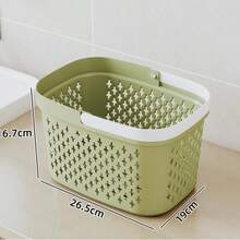 1/2pcs Handheld Shower Caddy, Bathroom Storage Basket, Toiletry Basket, Cute Shower Caddy, Bathroom Organizer Basket