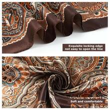 35 Inch Wild Rag Cowboy Scarves For Men, Large Rancher Neckerchief Silk ...