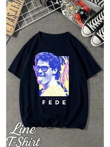 Cazuza T-Shirt, Brazilian MPB Singer, "The Bourgeoisie Stinks," Unisex, Men's/Women's, 100% Cotton, Top Premium Streetwear, New Release, Immediate Shipping, Various Colors!! Plus Size - 藏蓝色 - 查看 1