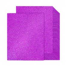 30 Sheets Purple Glitter Cardstock 8.5 X 11 Inches, 230gsm Premium Sparkling Card Stock Paper For Card MaFKing DIY Wedding Birthday Craft Party Decoration Schoolsss Student Supplies (Purple) - purple - 查看 1