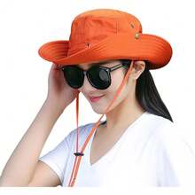 Hiking Sun Hats - 橘色 - 查看 4