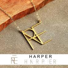 Custom Name Logo Necklaces For Women Men Stainless Steel Customized Logo Design Pendant Necklace Personalized Neck Chain Jewelry Birthday Gift - Multicolor - View 4