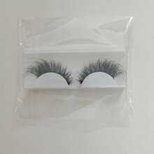 New D-Curl Thick & Natural Russian Volume Lashes, Classic Cat Eye Mink Lashes, 5D Criss-Cross Wispy Lashes, Soft & Natural Lash Extension Makeup, Create Natural Look, False Eyelashes