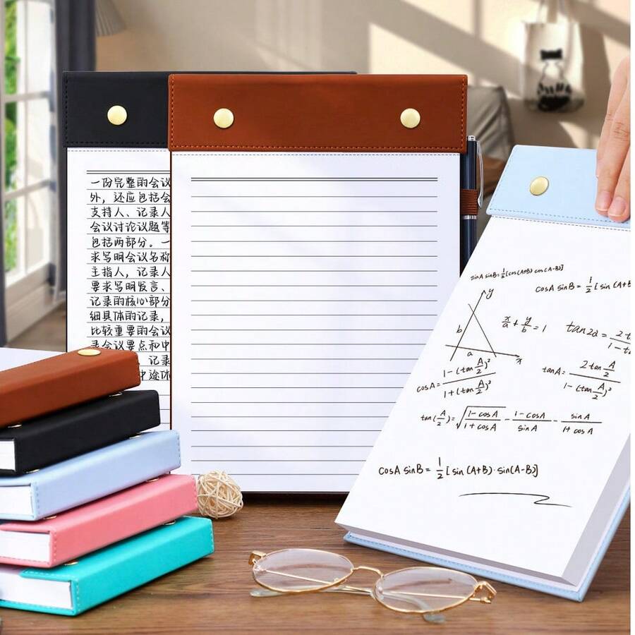 A5 PU皮革可重复使用笔记本，内页可替换 - A5 - 查看 1