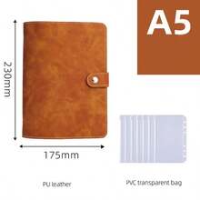 6pcs/Set A6, A5, A7 Or 2sets Of A6 Clear PVC Zipper Bags,Back To School,School Supplies,Savings Plan,Biweekly Savings Plan,10000 Savings Plan,Savings Strategy - Clear - View 11