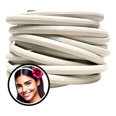 TendenciaDiadema Para Forrar Y Manualidades  Color Blanco 1 CmCalidad premium