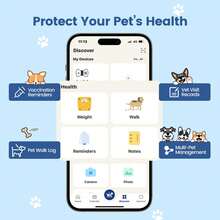 Pawview Silent Silicone Dog Name Tags Personalized For Pets With Bow Tie Style, Slide On Dog ID Tag With QR Code & NFC - Scan QR For Instant Location Alert, Emergency Contact,Pet Profile - 藏蓝色 - 查看 5