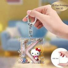 26pcs Fashionable Cartoon Cat Acrylic English Alphabet Pendant, Suitable For Bag Charm, Keychain, Holiday Gifts, Birthday Gifts, Reward Points Redemption Gifts, Business Gifts, Promotional Gifts, Conference Gifts, Welfare Gifts, Festival Gifts, Awards Commemoration, Public Relations Gifts, Etc. - Multicolor - View 39