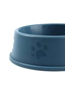 1pc Plastic Pet Bowl, Cat Dog Food Bowl, Dog Water Bowl, Lightweight And Easy To Clean, Pet Supplies, Dog Feeding Accessories