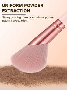 Eid Al-Fitr 36pcs/1pc Soft Makeup Brush Set, Including Powder Brush, Blush Brush, Contour Brush, Highlighter Brush, Foundation Brush, Nose Shadow Brush, Eyeshadow Brush, Eyebrow Brush, Lip Brush, And Detail Brush; Suitable For Beginner Makeup, Professional Makeup Artistry, And Makeup Beginners' Practice - Pink - View 5