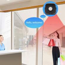 Timbre con Sensor de Movimiento, Timbre de Entrada de Negocios, Entrada de Bienvenida, Timbre con Sensor de Movimiento Infrarrojo, Alarma, Detector de Movimiento Interior,,38968153 - Multicolor - Ver 2