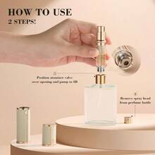 2026 Portable Dispensing BottleTravel Refillable Perfume Bottle Leak-Proof 5ml Atomizer Portable Luxurious Pocket Perfume Dispser Pump Transfer Tool For Wom M Travel Accories. - White - View 4