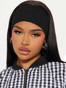 1/3 Stücke einfarbige Sport Yoga Stirnbänder, schweißabsorbierendes elastisches Haarband für Männer & Frauen, Laufen, Fitness Frauen Haarzubehör Frauen Kopftuch Trainingsschweißband - Verschiedenfarbig - Übersicht 2