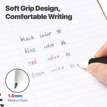 4-In-1 Multicolor Pen 1.0mm - 4-Color Retractable Ballpoint Pens Nurse Pens For Office School Supplies Students Gift 5 Pack White - C2White4合1多色 - 查看 5