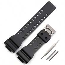 1Pc Unisex Fashion Silicone Watch Strap, 16mm Mechanical Watch Strap, Compatible With Watch. Available In Multiple Colors,Sports Watchband,Watchbands For Smartwatch,Dressy Wristbands Strap Replacement,Great Gift For Friends,Family,Suitable For Outdoor,Travel,Party, Gift - 16mm - View 16