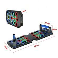 Tabla de flexiones multifuncional para hombres, portátil, para entrenamiento de pecho y abdominales. - Multicolor - Ver 5