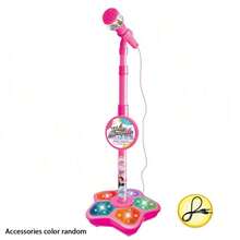 Kids Fashion Karaoke Microphone With Stand - Built-In Tracks And Instruments, Cognitive Development Educational Electronic Toy, Perfect Christmas/Birthday/New Year/Holiday Gift For Boys And Girls - Multicolor - View 14