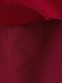 Baby Girls Sleeveless Backless Bow Mesh Satin Elegant Flower Girl Dress For Wedding, Party, Birthday, No Headband - Burgundy - View 11